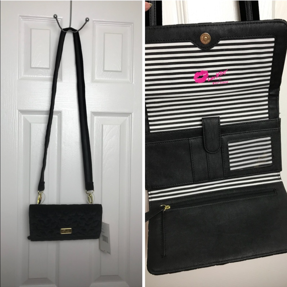 Betsey Johnson crossbody Clutch.